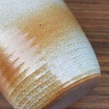 Light stoneware potter's bottle with vintage spout