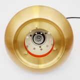 Suspension danoise vintage en laiton doré