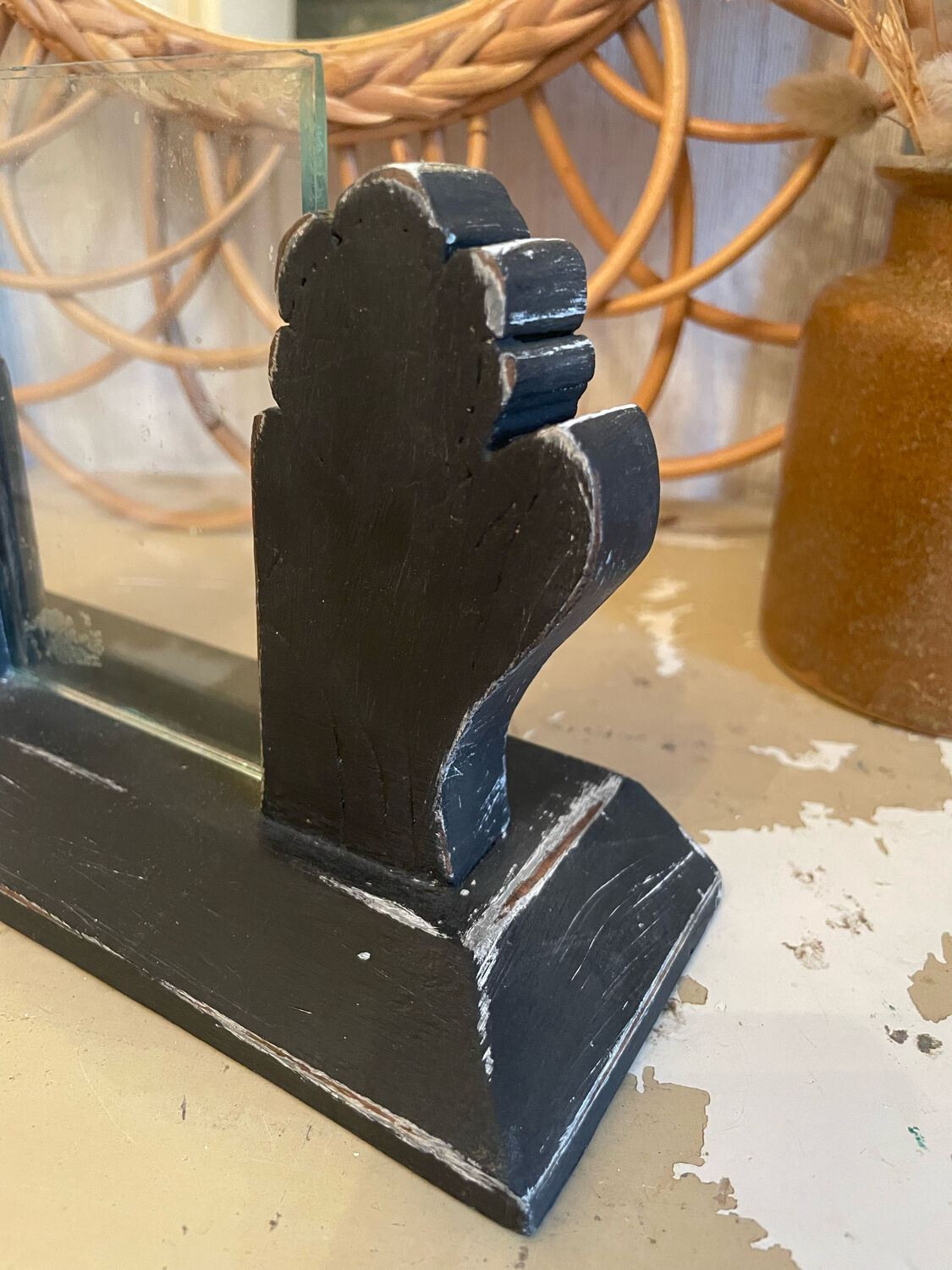 Art Deco wooden photo frame