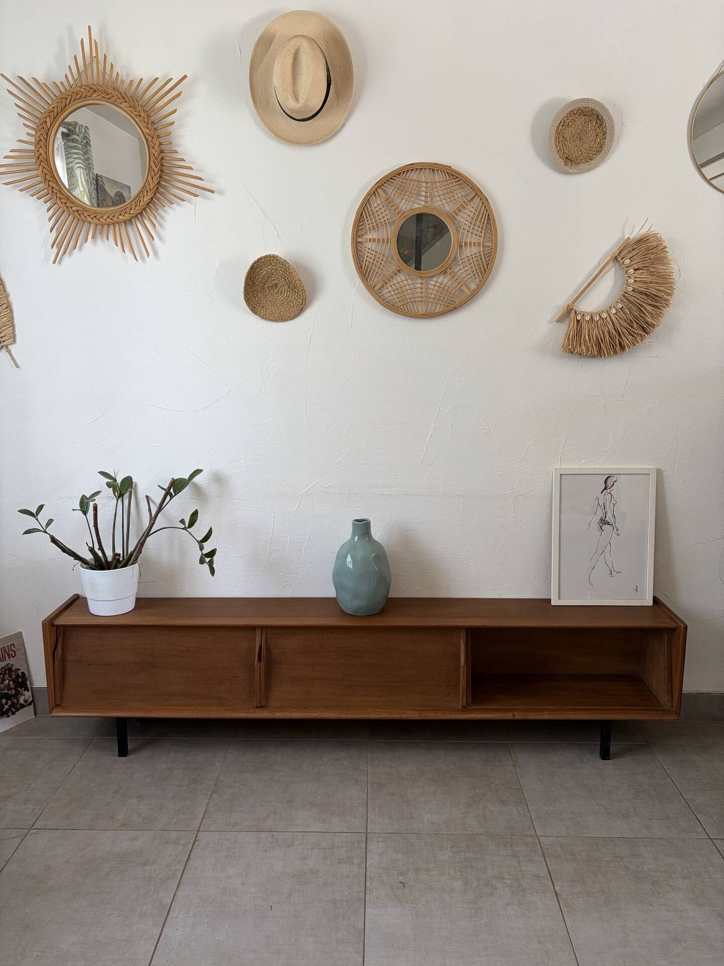 Vintage low enfilade (shallow)