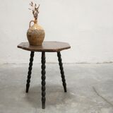 Vintage tripod side table