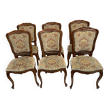 6 Louis XV style chairs