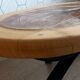Oval coffee table/salon signed RAYNAUD - 1960s.