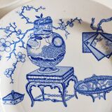 Set of 3 plates decorating Japanese