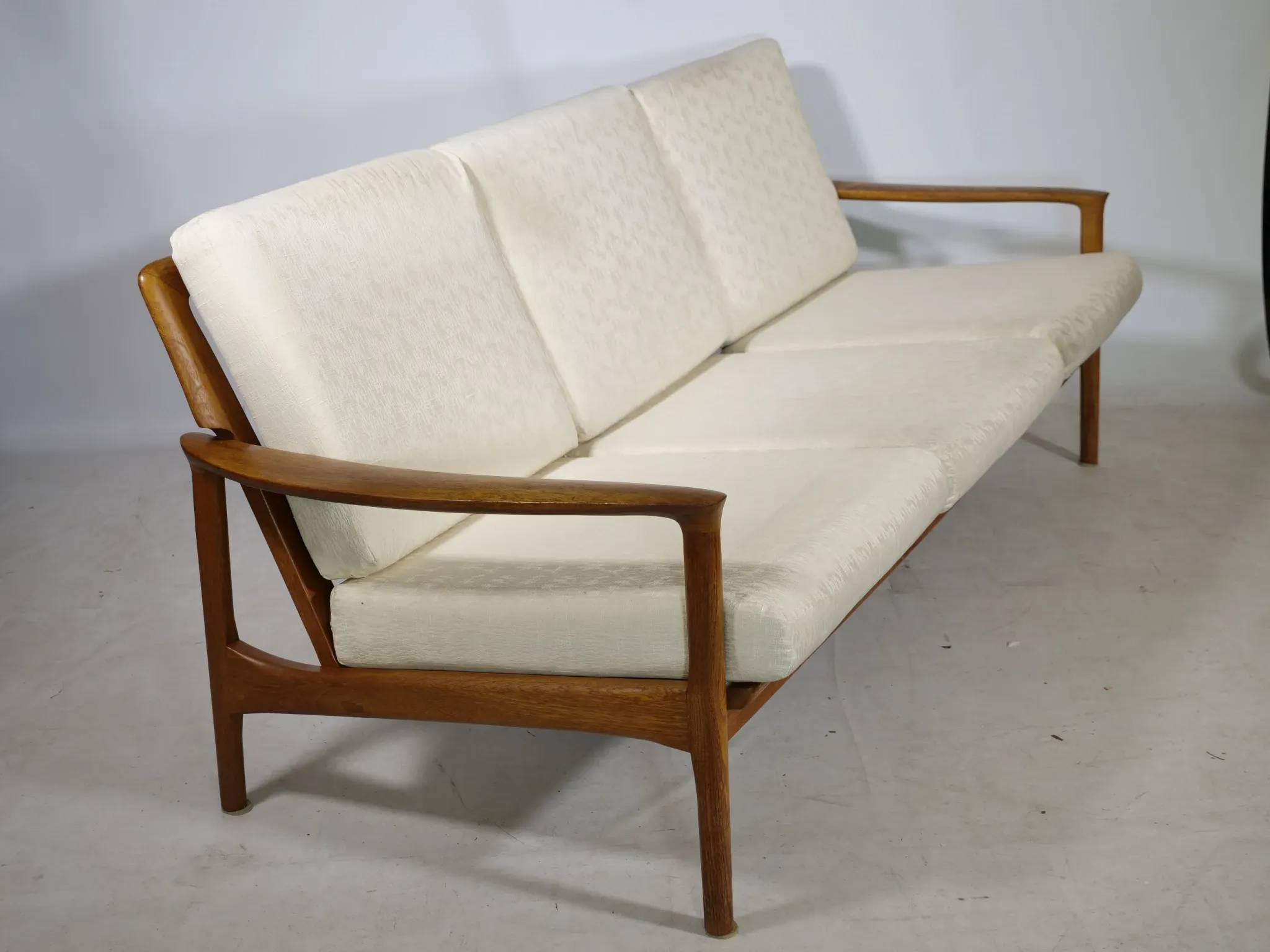 Danish Design Three Seater Sofa in Teak, 1960s