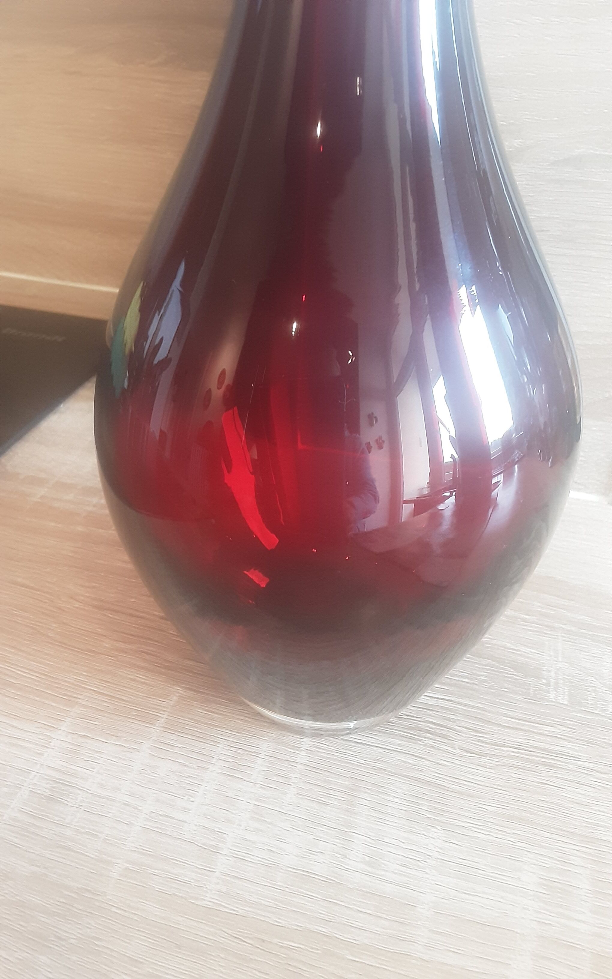 Vase verre épais vintage Selency