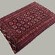 Antique turkmen tekke rug, 144x97 cm turkoman bokhara red black beige