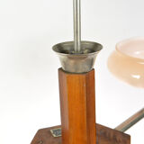 1950s art deco chandelier, Spółdzielnia Pracy Metal Kraków, Poland