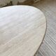 Travertine dining table 1970 Italy Tobia Scarpa
