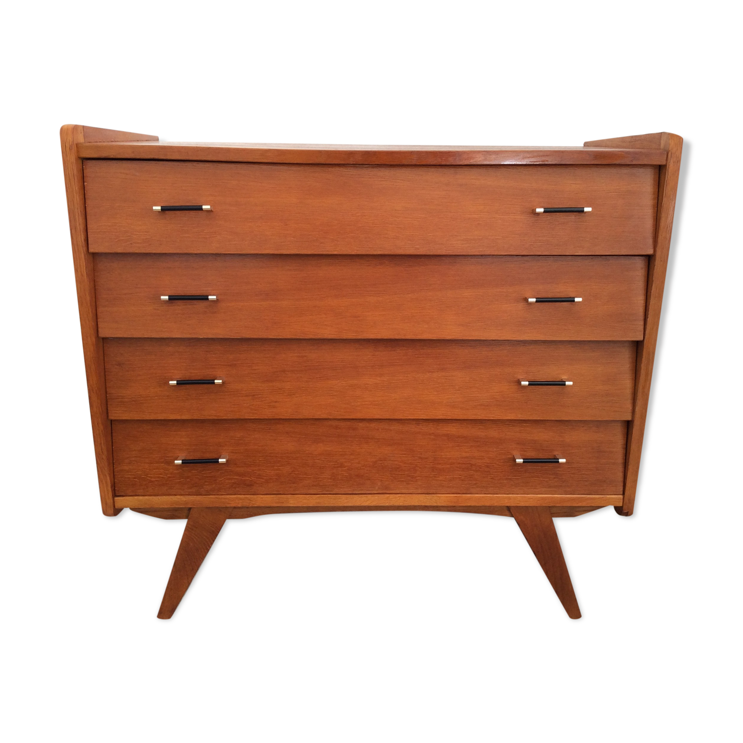 Commode vintage pieds compas 1950