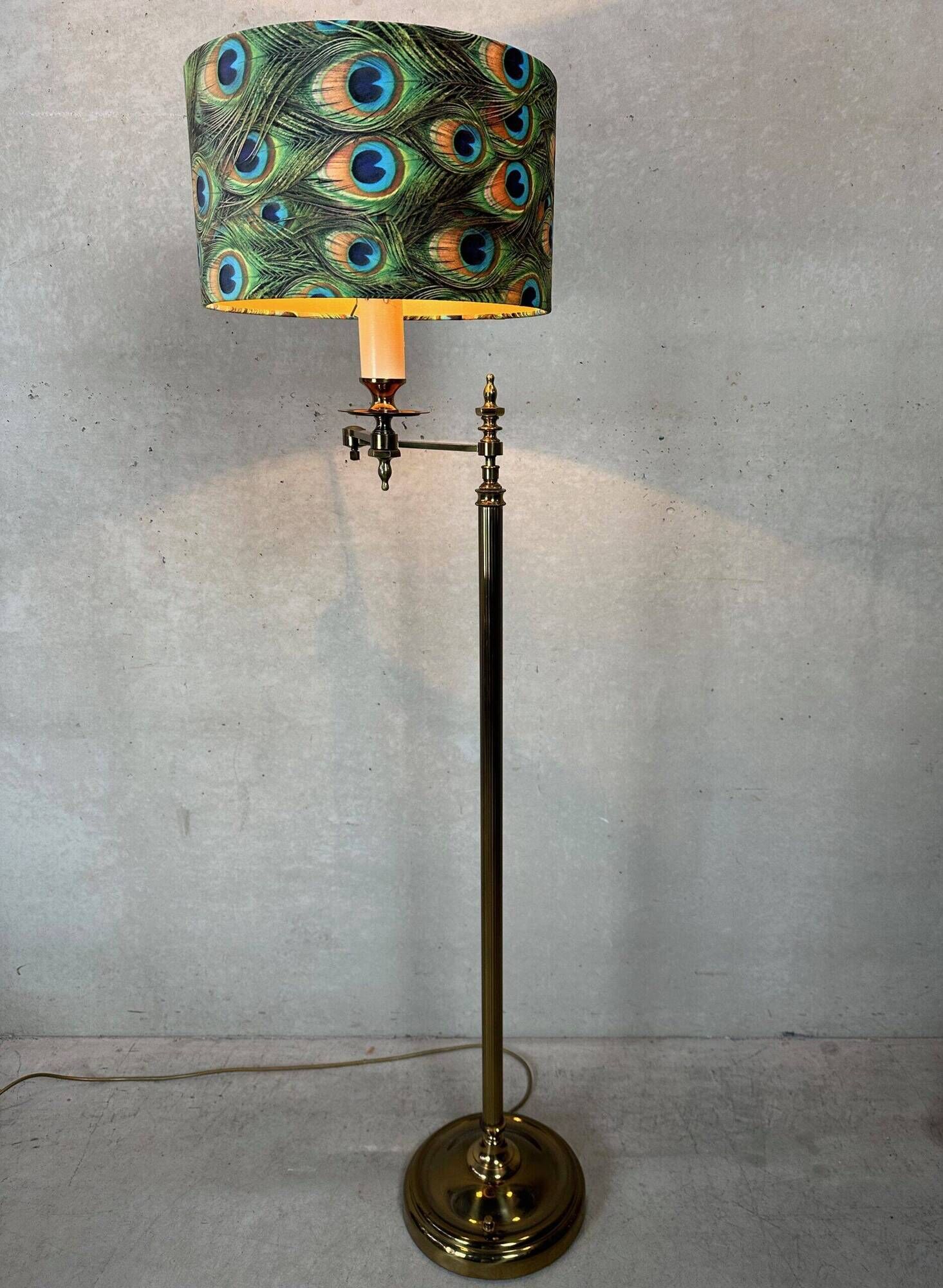 Vintage brass floor lamp