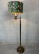 Lampadaire en laiton vintage