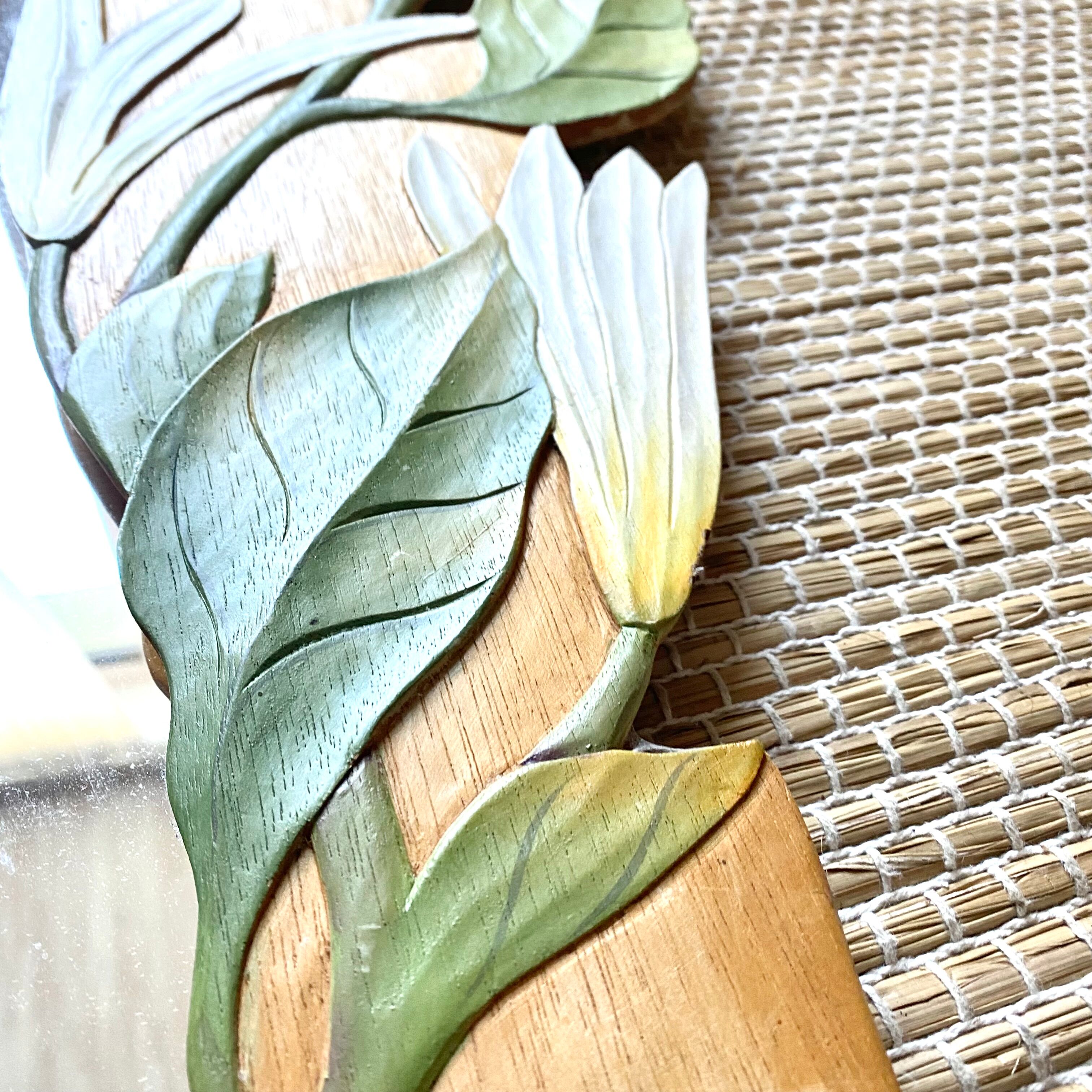 Exotic vintage mirror