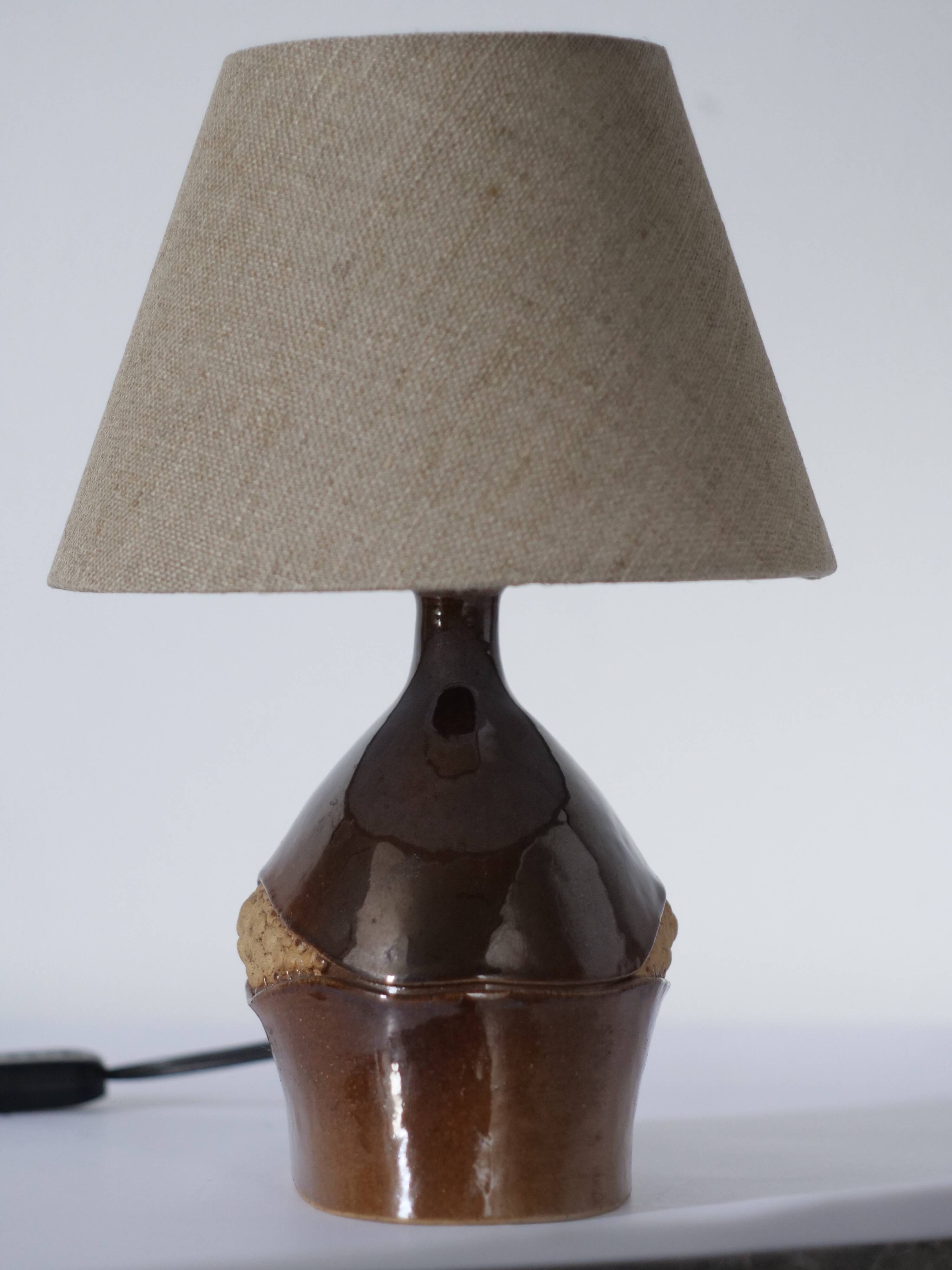unique vintage ceramic lamp from the 70s