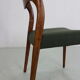 4 chaises Niels Møller « Modèle- 71 » palissandre & tissu 1951