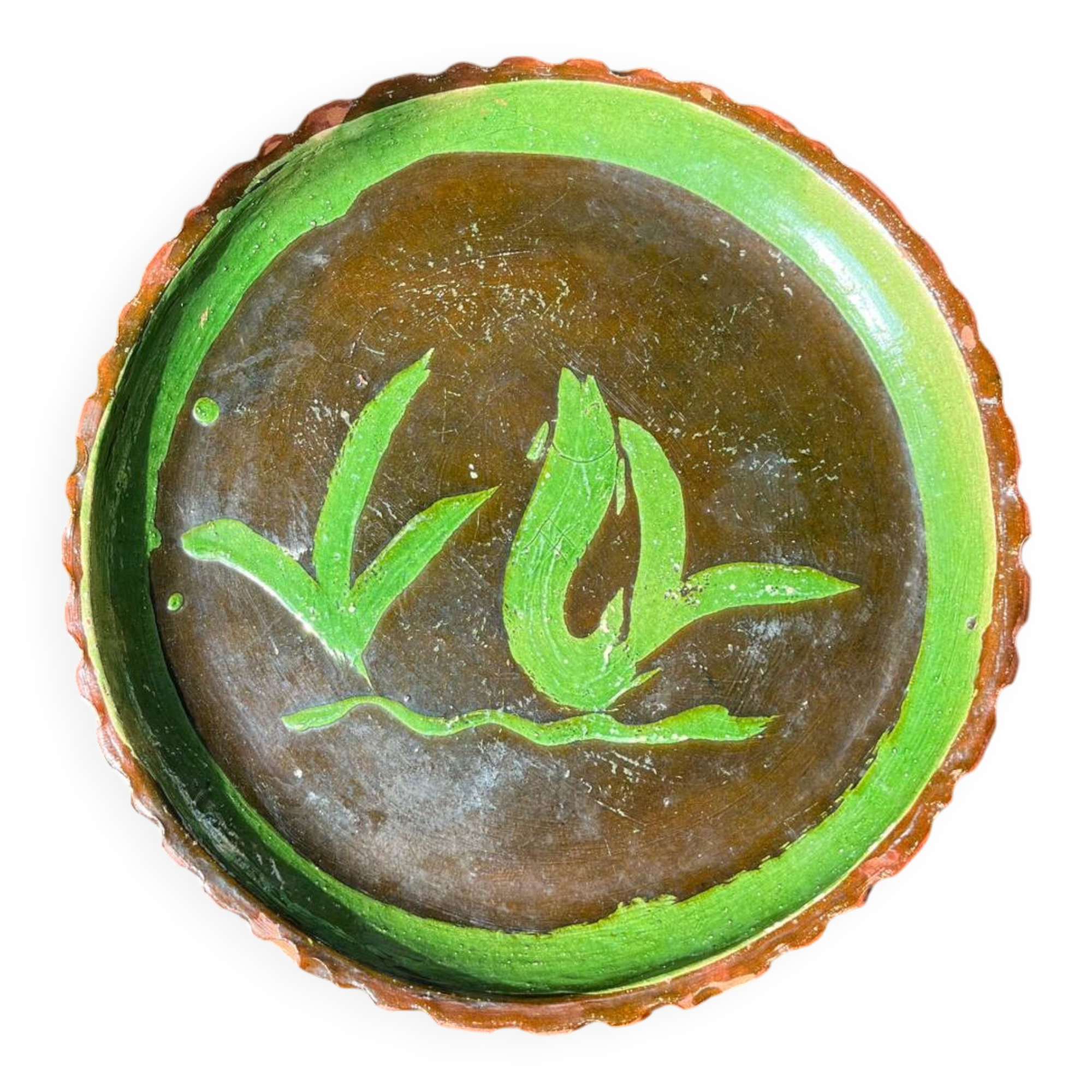 Mexico. Ceramic dish from Patamban