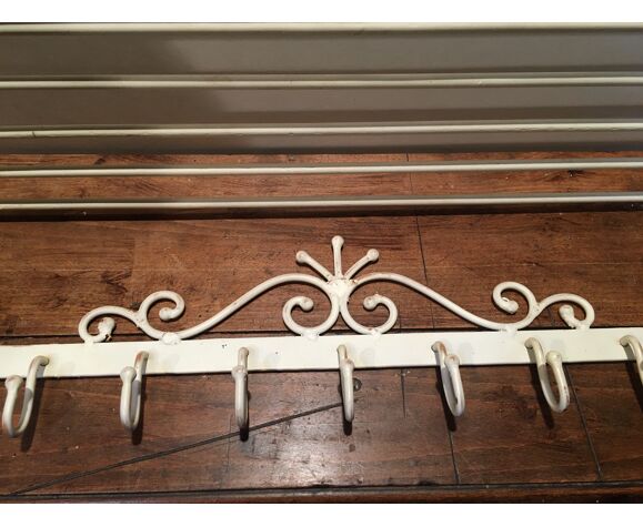 White Wrought Iron Coat Hat Rack Selency White Wrought Iron Coat Hat Rack Selency, Wrought Iron Coat Rack Hat