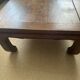Ancient Chinese kang table – solid elm, horse hoof legs