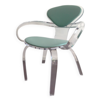 Very rare 1980's Lucite 'Cherner' cHAIR