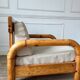 Fauteuil en pin massif esprit chalet