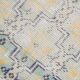 2x10 Blue & Yellow Vintage Runner Rug 73x328Cm