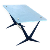 Table bas en verre 