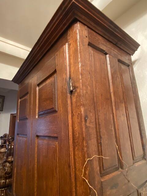 Brutalist antique wardrobe
