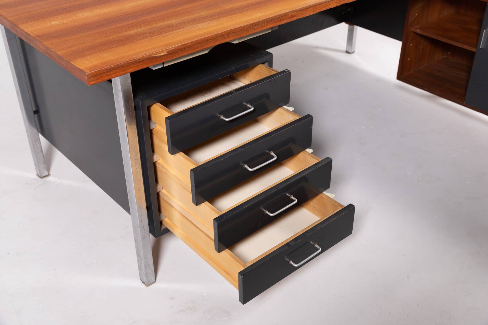 Bureau de direction par Herbert Hirche pour Holzäpfel, Allemagne des années 1950