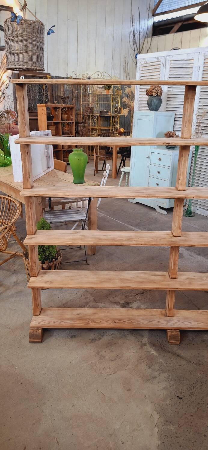 Large old shelf on legs