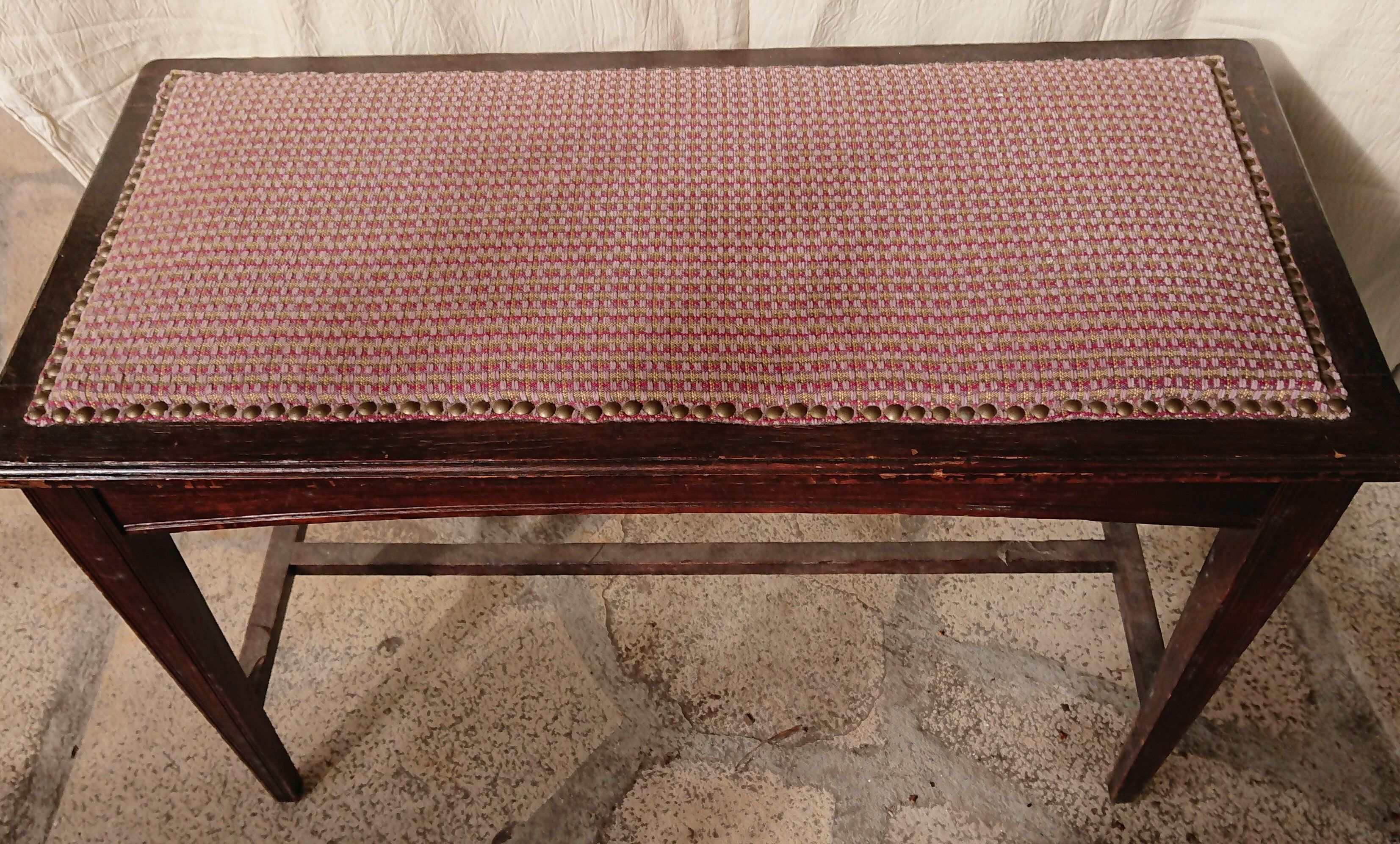 Restored piano bench 1940/1950