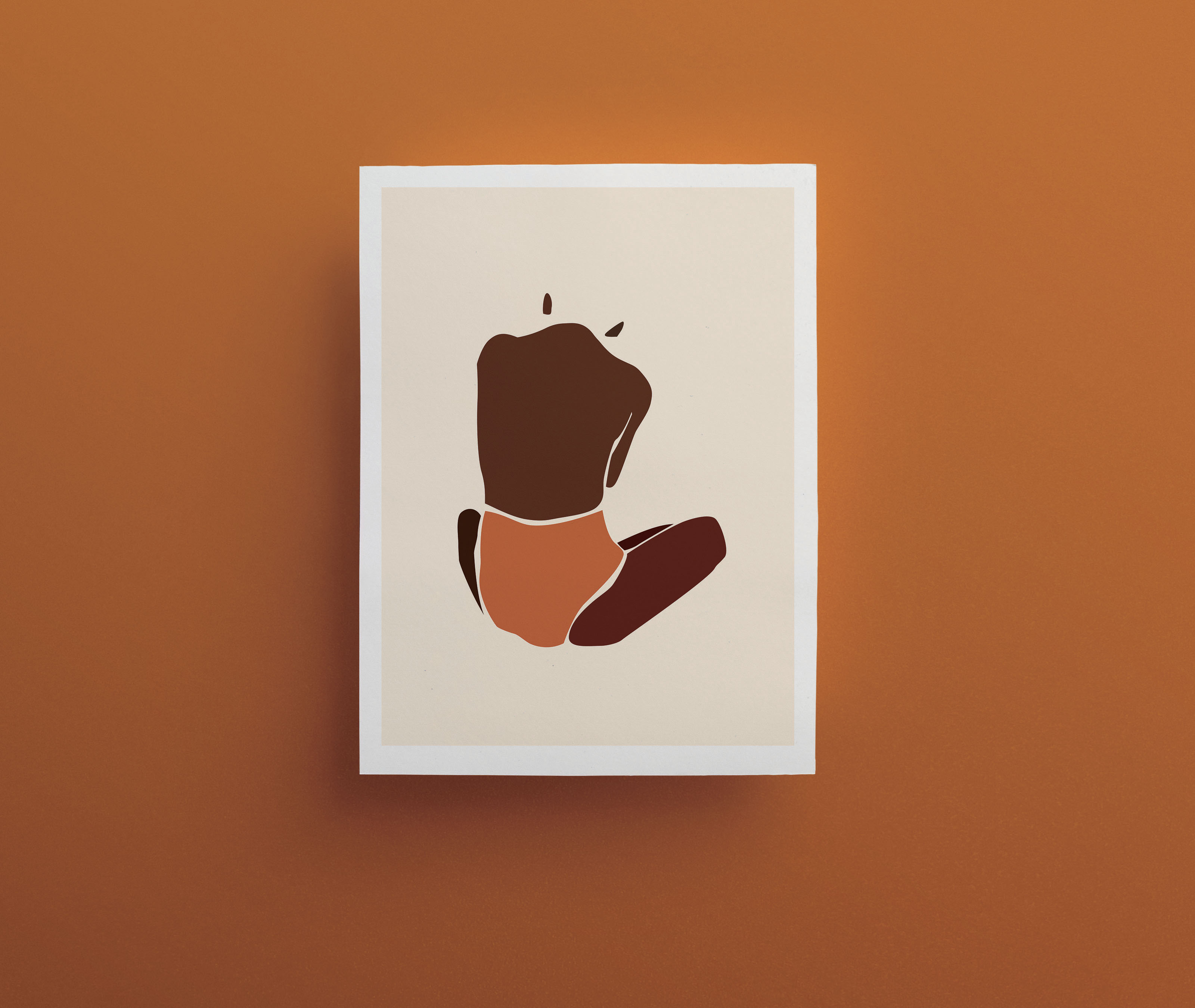 Les Baigneuses illustration, A4