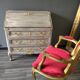 Louis XV style skate secretary