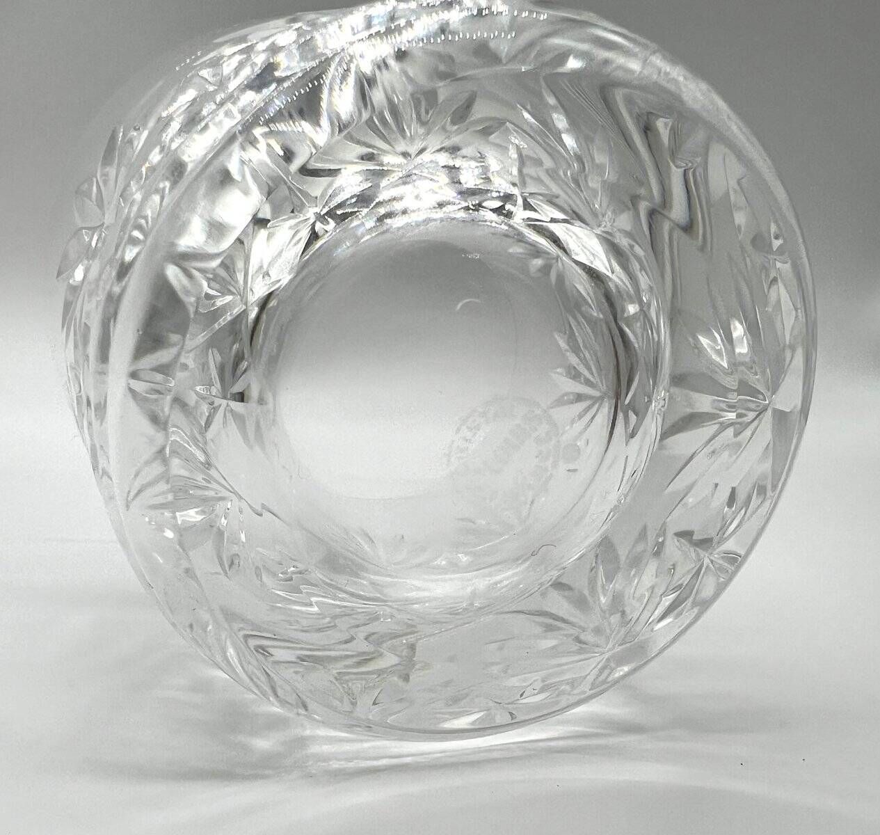 Crystal whisky glasses from Saint Louis, set of 4