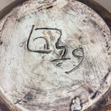 Ceramic ball vase signed Gerhard Liebenthron, 70s