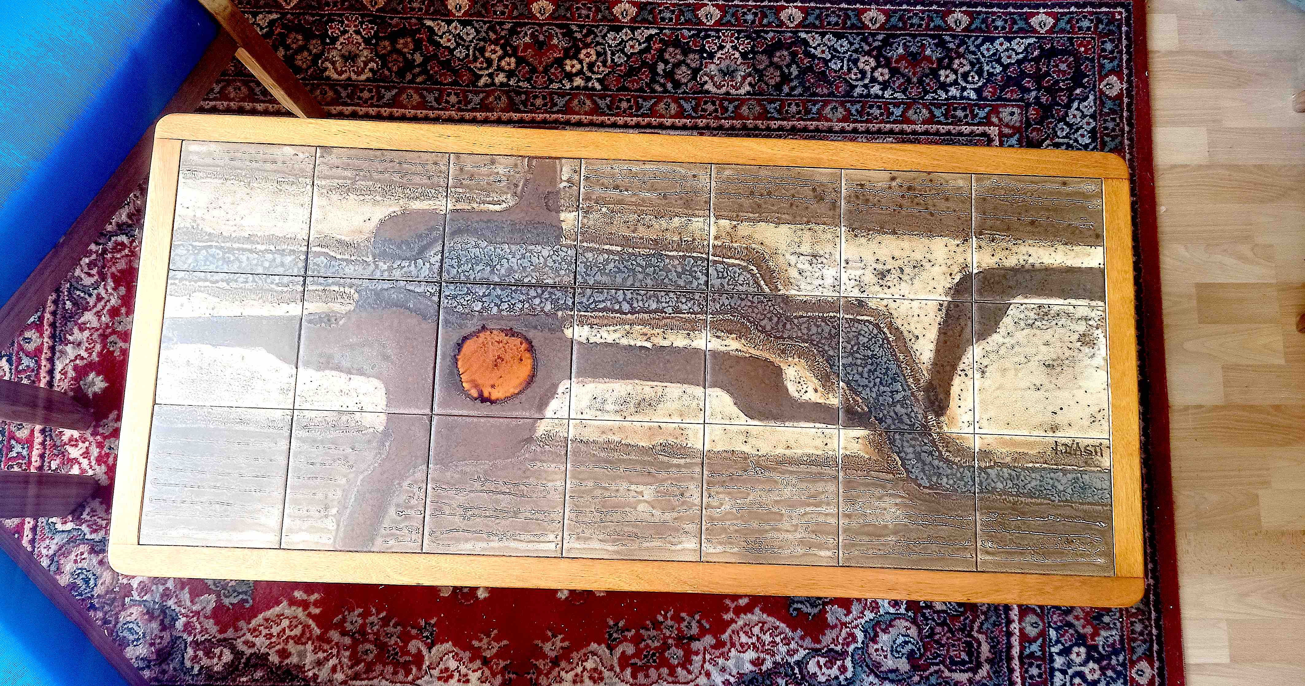 Ceramic coffee table Jean D'Asti 60s