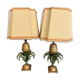 Pair of pineapple lamps