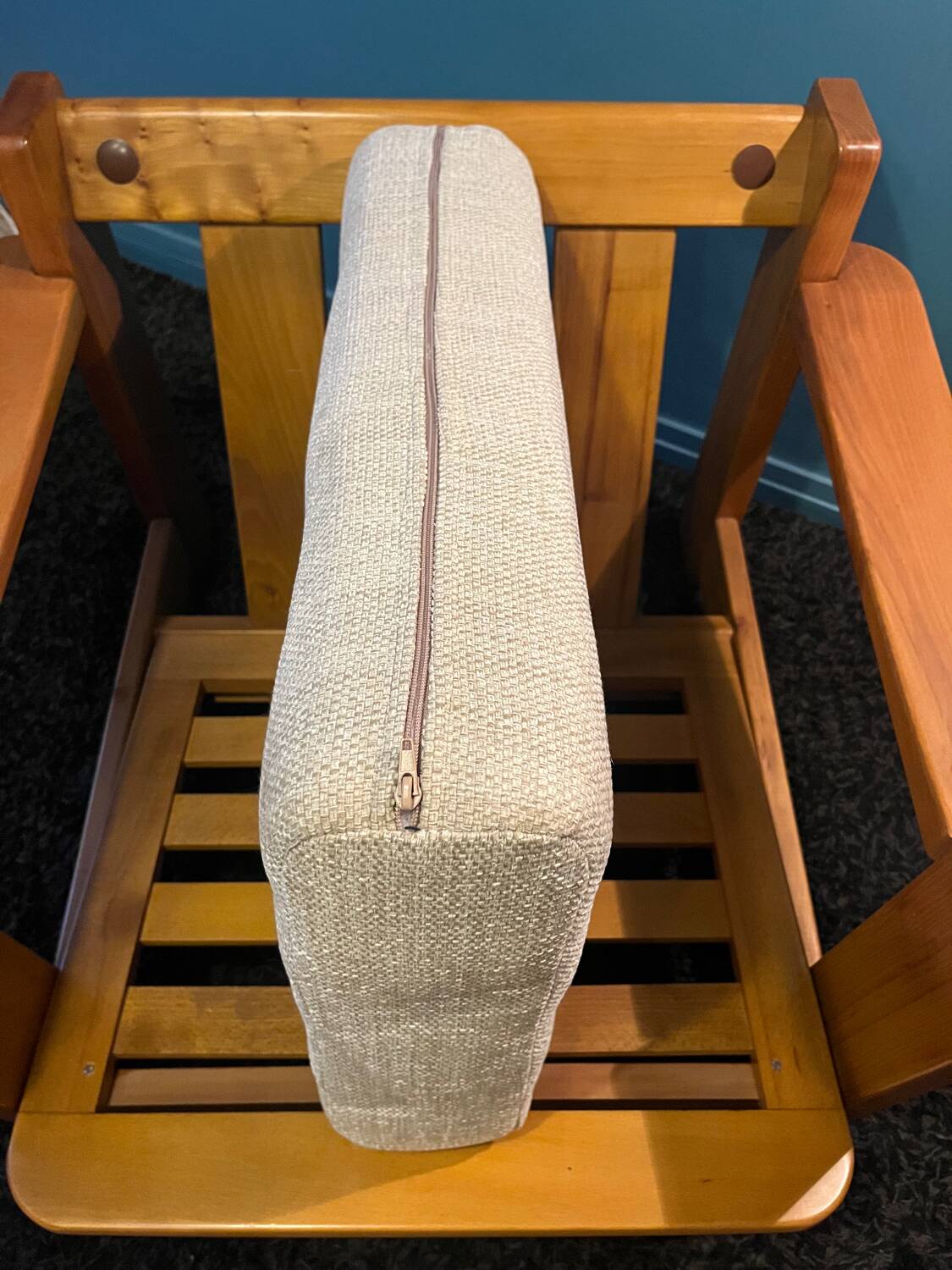 Elm and Maison Regain fabric armchair