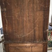 Two-part office furniture made of solid pine from the 20th century.