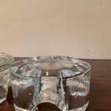 Set of 3 tea light candle holders from the 70s