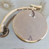 “Bicycle” mirror in rattan, bamboo 1960 1970