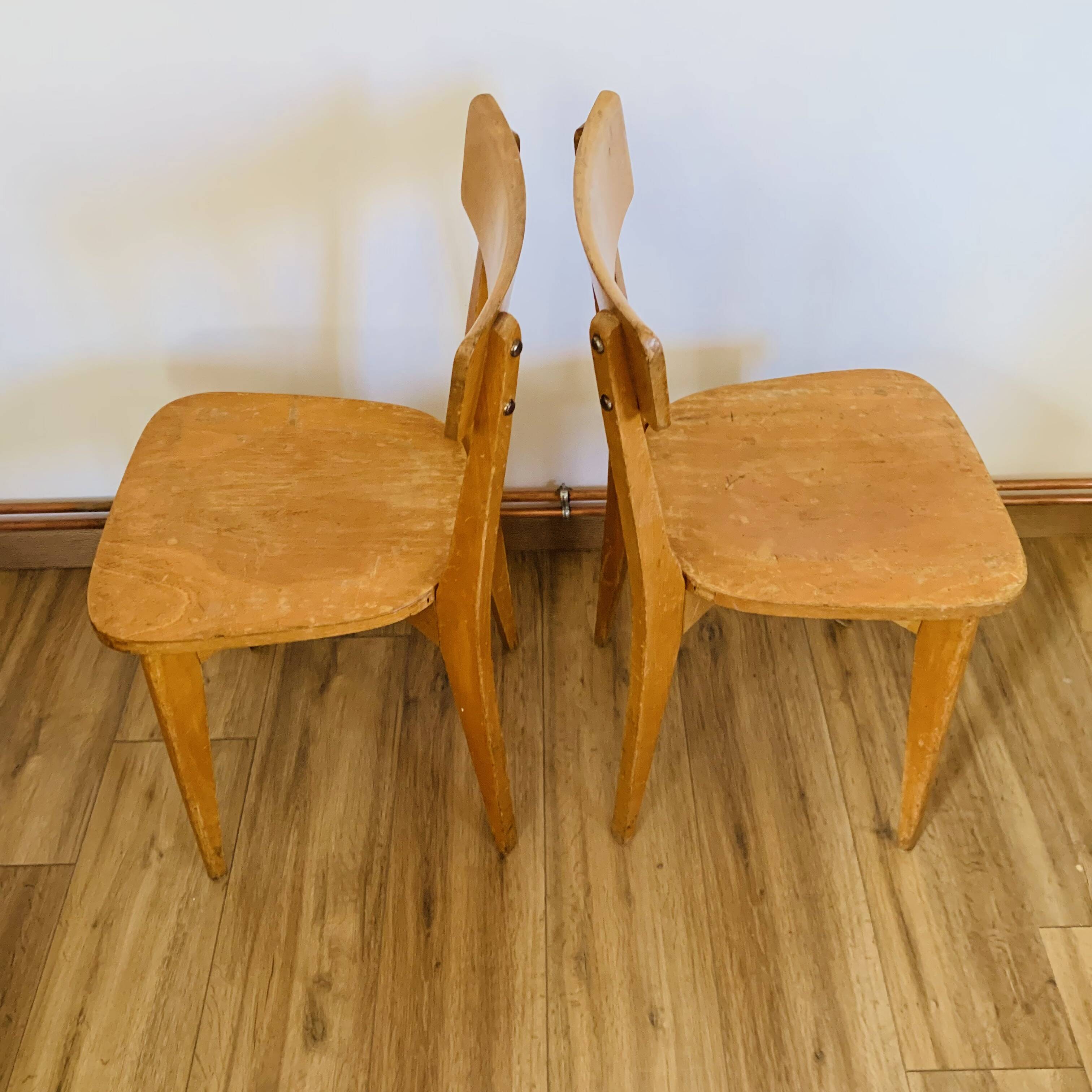 Pair of bistro chairs