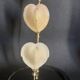 Curiosity cabinet globe with Venus heart shells corculum cardiss
