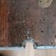 4 nesting tables painted decoration
