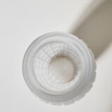 Moulded pressed glass vase