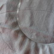 Lot 6 plates transparent glass marguerite duralex vintage
