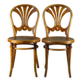 Deux chaises bistrot Thonet N°322 vers 1910 - parfait état de conservation-