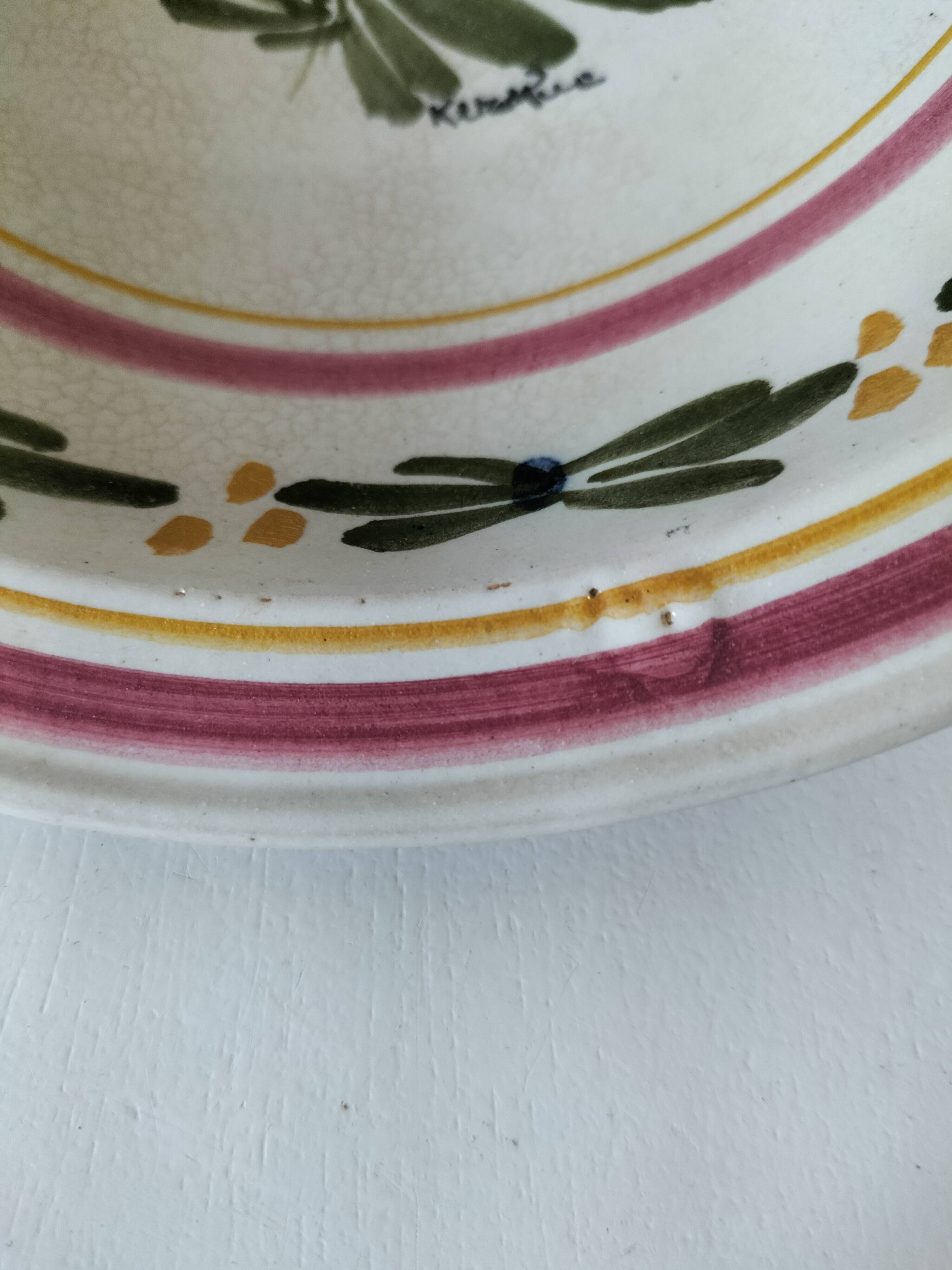 Small bowl Keraluc Quimper – hand-painted floral decoration