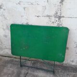 Iron folding garden table