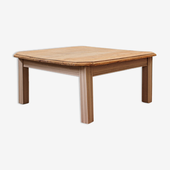 Coffee table square wood