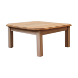 Coffee table square wood